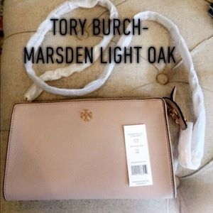 Tory Burch-NWT light oak leather crossbody
